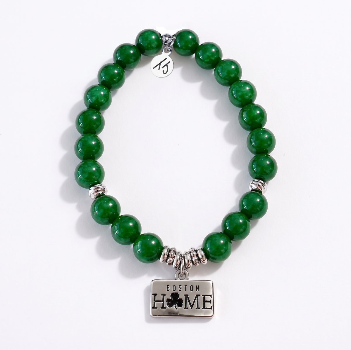 Special Edition Boston Lucky Charm Bracelet with Green Jade