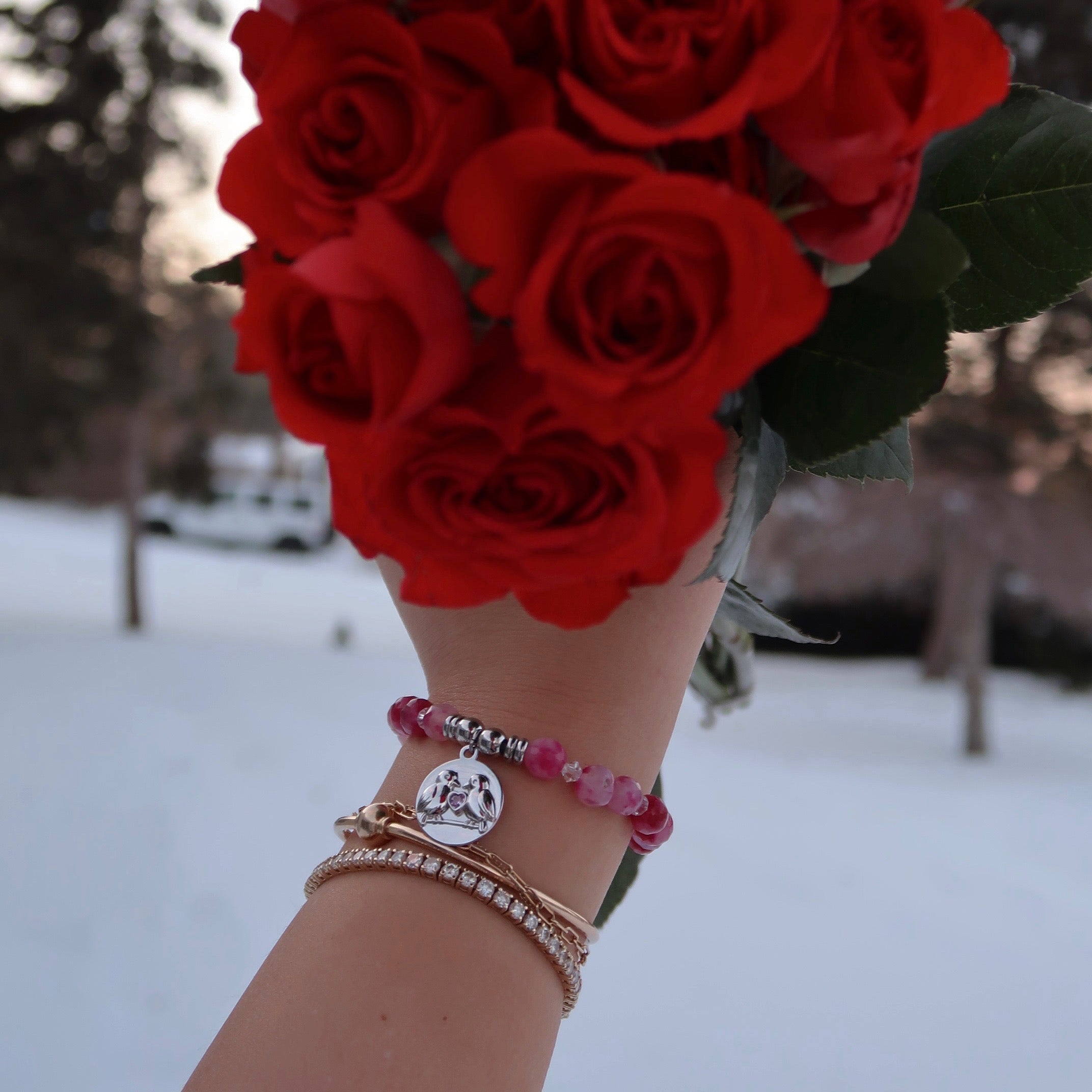 Special February Monday Must Have Love Birds Limited Edition Bracelet