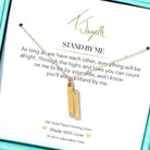 Stand by Me Gold Charm Necklace