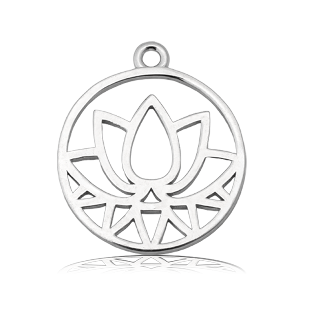 Strawberry Quartz Gemstone Bracelet with Resilience Sterling Silver Charm