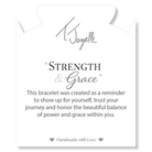 Strength & Grace Collection- Silver with Silver Bracelet