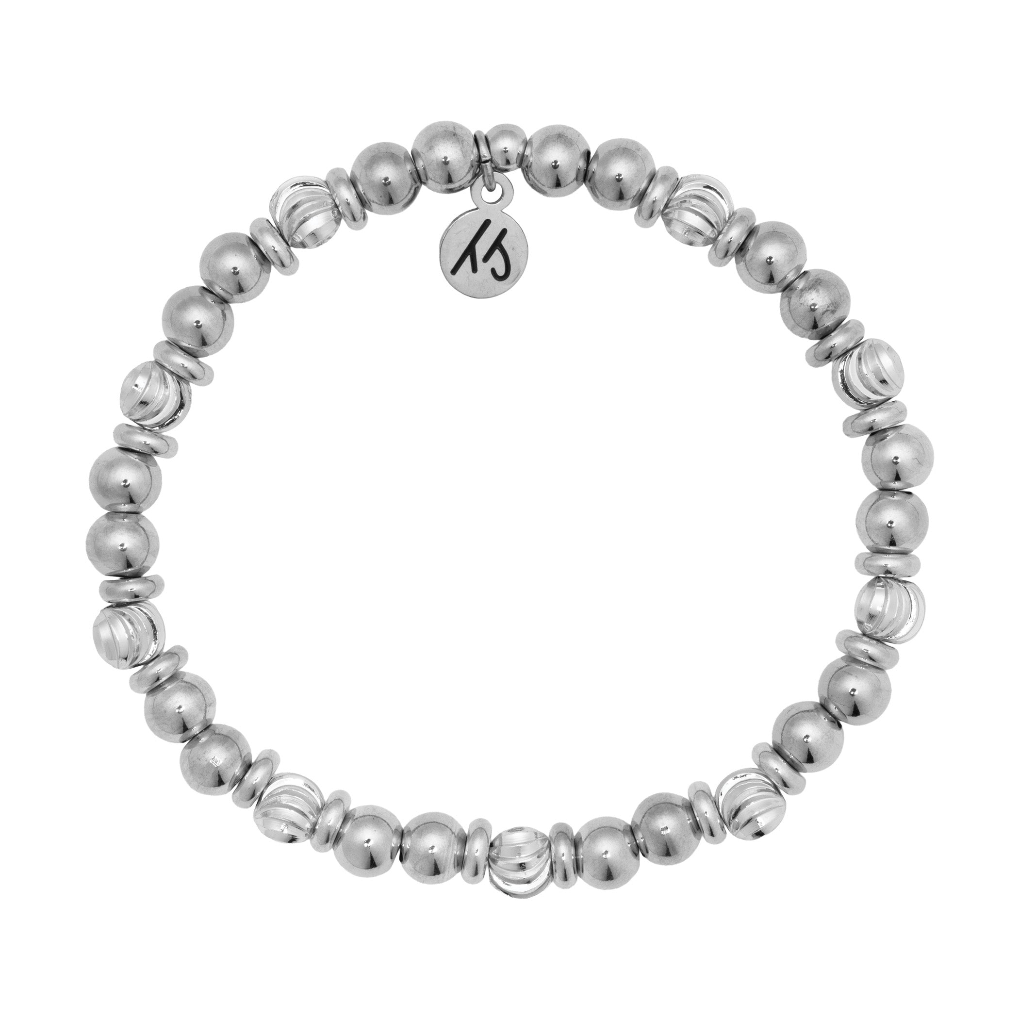 Strength & Grace Collection- Silver with Silver Bracelet