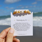Tranquility Collection- Tan Shell Gemstone Bracelet