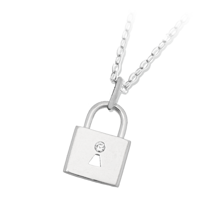 Unbreakable Friendship Sterling Silver Charm Necklace