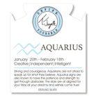 Zodiac Collection: Peruvian Turquoise Gemstone Bracelet with Aquarius Sterling Silver Charm