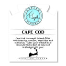 Amethyst Gemstone Bracelet with Cape Cod Coin Sterling Silver Charm Tiffany Jazelle