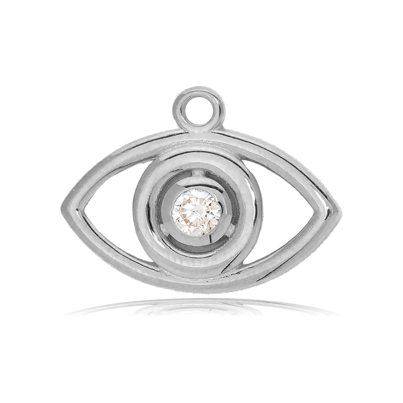 Aqua evil eye necklace deals