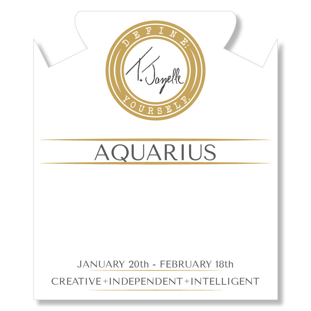 Aquarius Gold Vermeil Zodiac Necklace