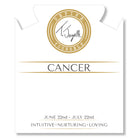 Cancer Gold Vermeil Zodiac Necklace