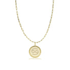Cancer Gold Zodiac Necklace