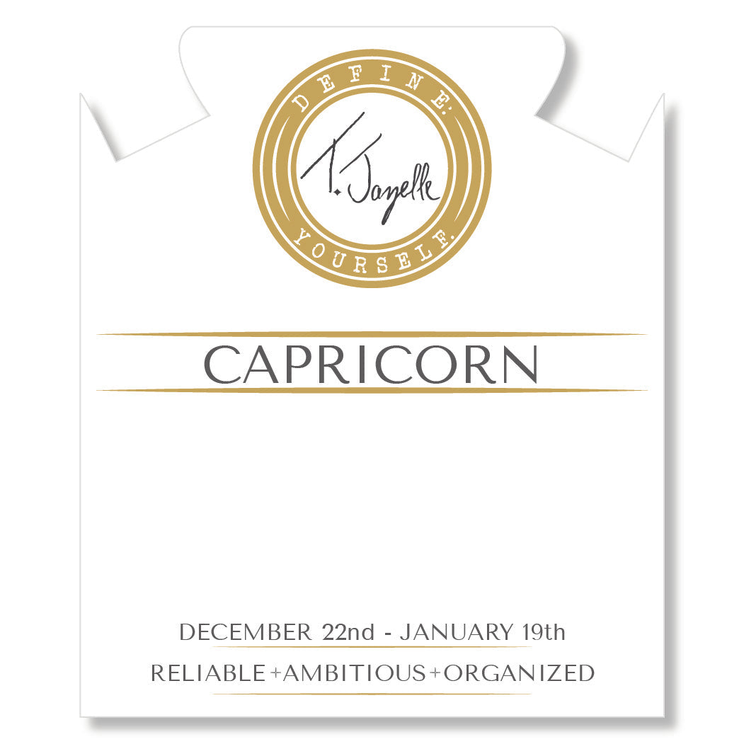 Capricorn Gold Vermeil Zodiac Necklace