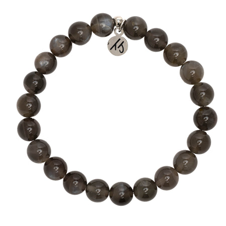 Buy Black Moonstone Bracelet New Moon Astrology Stone of Silver Sheen Beads  Online in India - Etsy