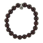 Defining Bracelet- Encouragement Bracelet with Garnet Gemstones