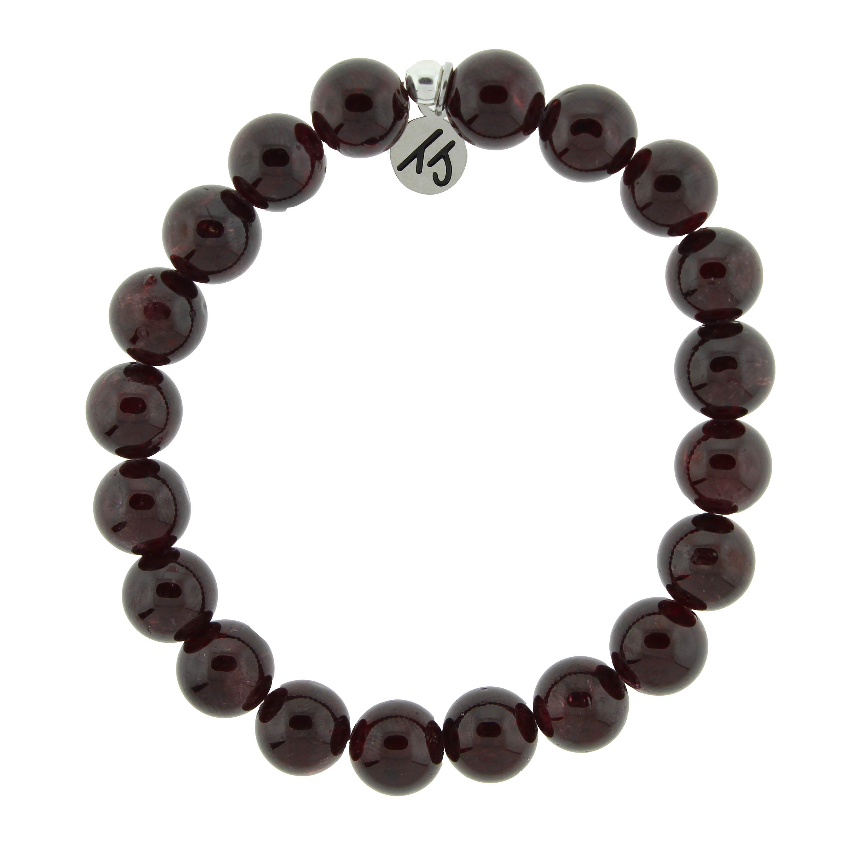 Defining Bracelet- Encouragement Bracelet with Garnet Gemstones