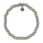 Defining Bracelet- Everyday Bracelet with Silver Steel Gemstones