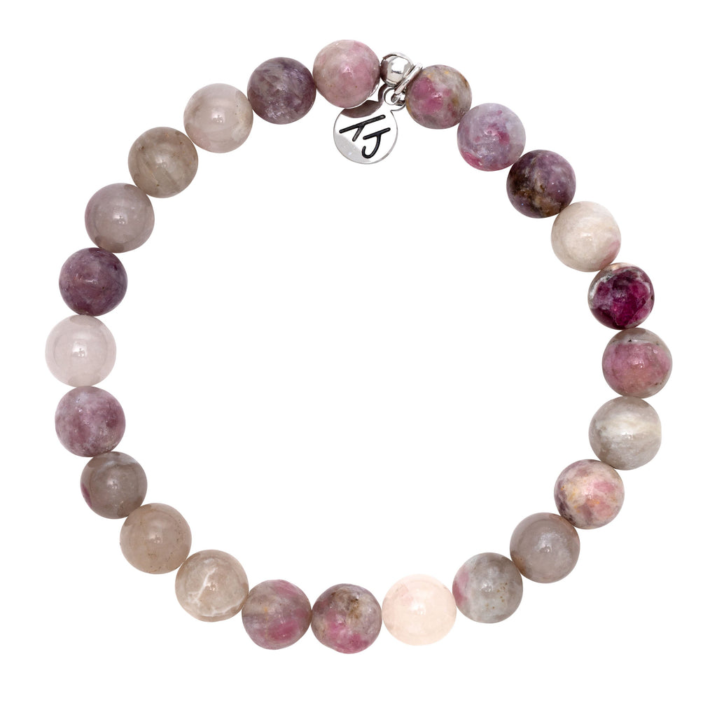 Defining Bracelet- Happiness Bracelet with Pink Tourmaline Gemstones
