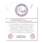 Defining Bracelet- Happiness Bracelet with Pink Tourmaline Gemstones