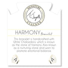 Defining Bracelet- Harmony Bracelet with White Chalcedony Gemstones