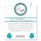 Defining Bracelet- Soothing Bracelet with Aqua Amazonite Gemstones