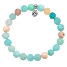Defining Bracelet- Soothing Bracelet with Multi Amazonite Gemstones