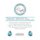 Defining Bracelet- Transformation Bracelet with Earth Jasper Gemstones