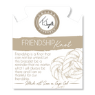 Friendship Knot Bracelet -18K Gold Filled Beads with Silver Knot