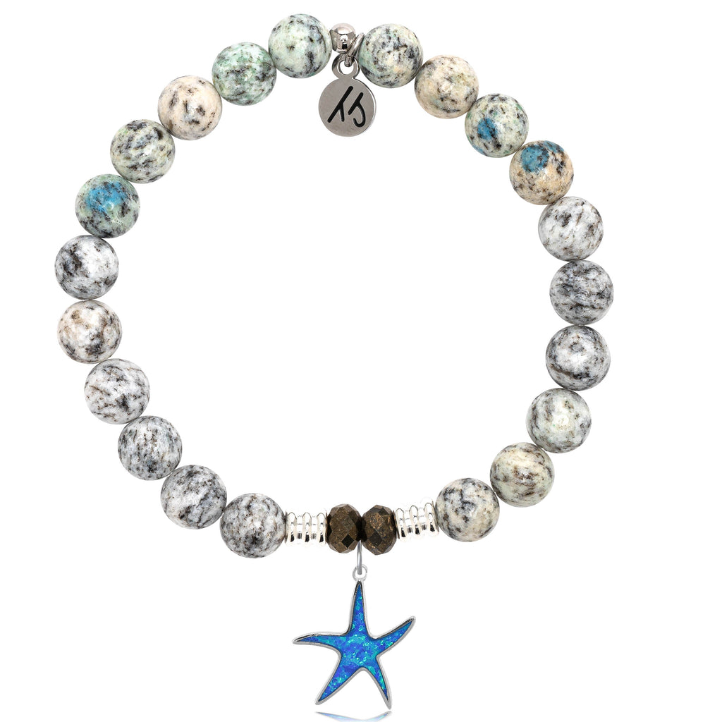 K2 Stone Bracelet with Star of the Sea Sterling Silver Charm