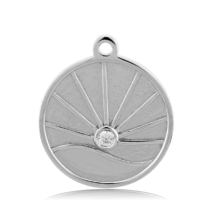 Labradorite Stone Bracelet with Salt Water Heals Sterling Silver Charm