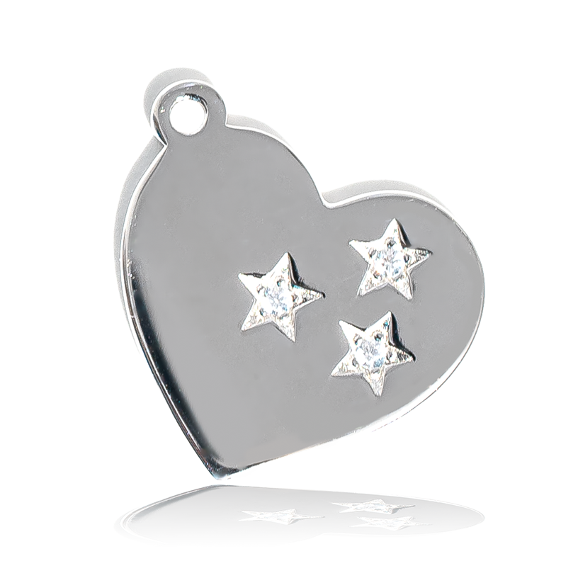 Labradorite Stone Bracelet with Wishing Heart Sterling Silver Charm