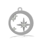 Larimar Stone Bracelet with What is Meant to Be Sterling Silver Charm