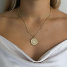 Leo Gold Vermeil Zodiac Necklace