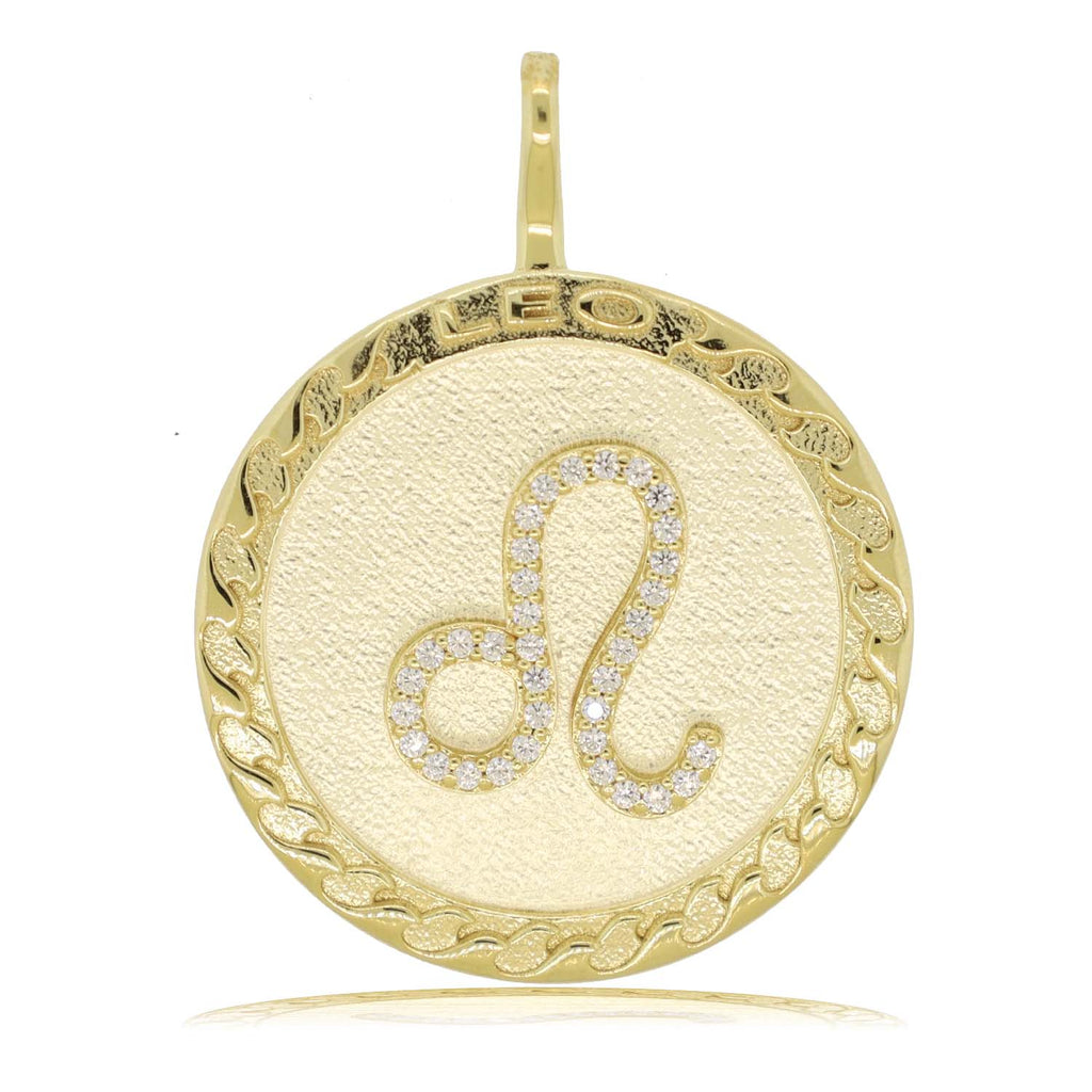 Leo Gold Vermeil Zodiac Necklace