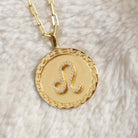 Leo Gold Vermeil Zodiac Necklace