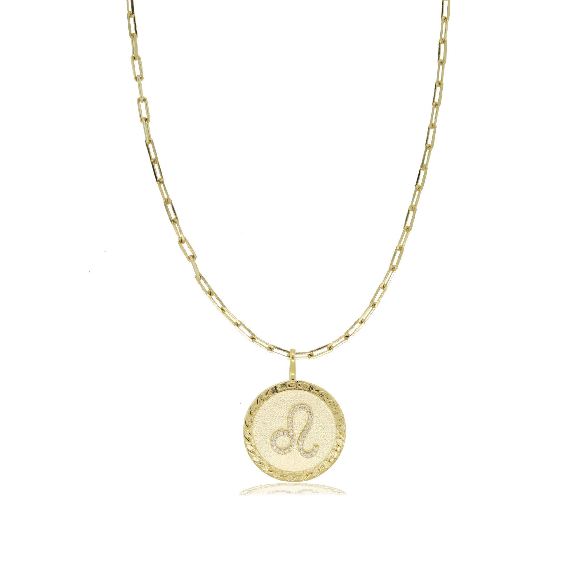Leo Gold Zodiac Necklace