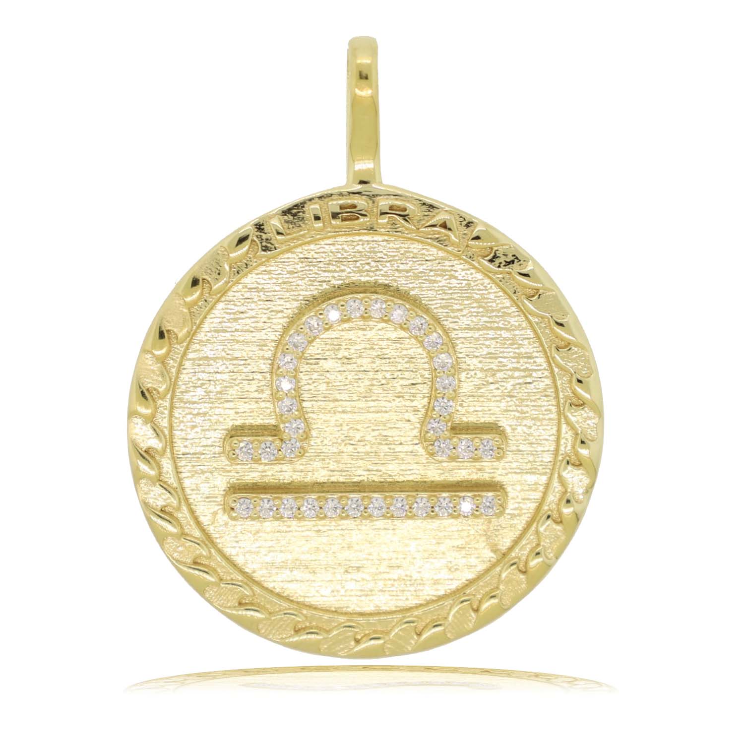 Libra Gold Vermeil Zodiac Necklace