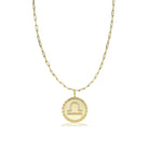 Libra Gold Zodiac Necklace