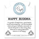 Mauve Jade Stone Bracelet with Happy Buddha Sterling Silver Charm