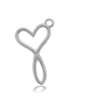 Mauve Jade Stone Bracelet with Infinity Heart Sterling Silver Charm