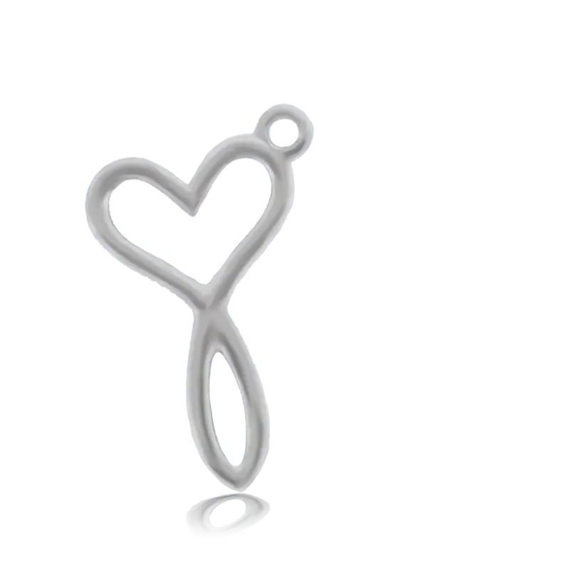Mauve Jade Stone Bracelet with Infinity Heart Sterling Silver Charm
