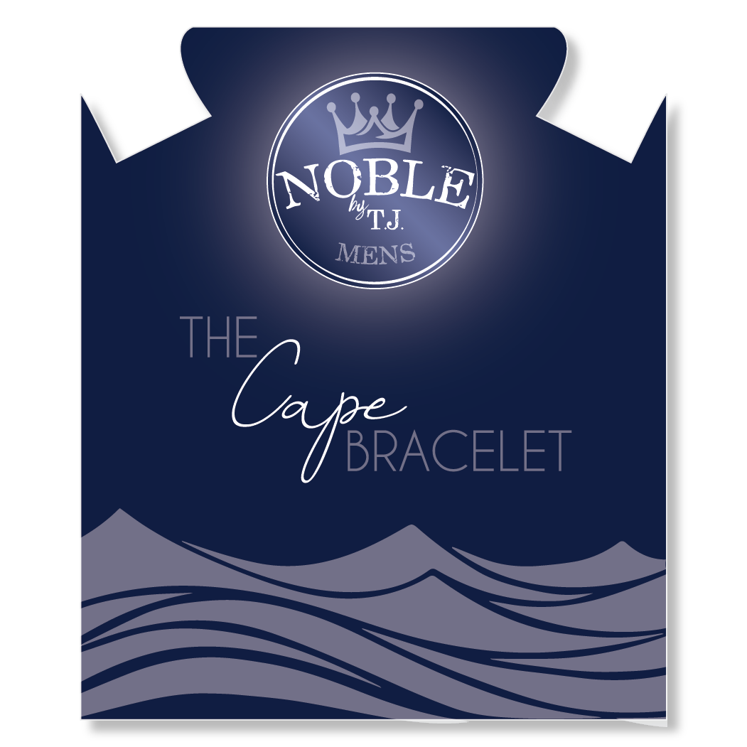 Men's Noble Cape Bracelet - Silver Steel Bead Bracelet