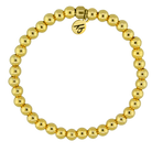 Men's Noble Everyday Bracelet - Gold Filled Bead Bracelet