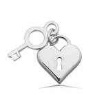Peruvian Amazonite Stone Bracelet with Key to my Heart Sterling Silver Charm