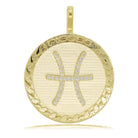 Pisces Gold Vermeil Zodiac Necklace