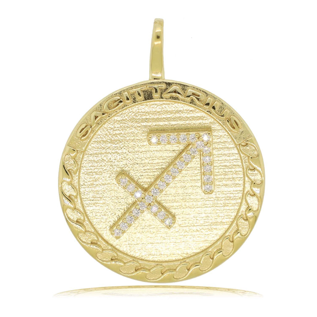 Sagittarius Gold Vermeil Zodiac Necklace