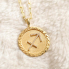 Sagittarius Gold Vermeil Zodiac Necklace