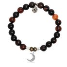 Sardonyx Stone Bracelet with Friendship Stars Sterling Silver Charm