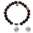 Sardonyx Stone Bracelet with Grandmother Sterling Silver Charm