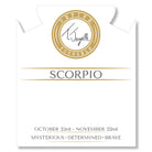 Scorpio Gold Vermeil Zodiac Necklace