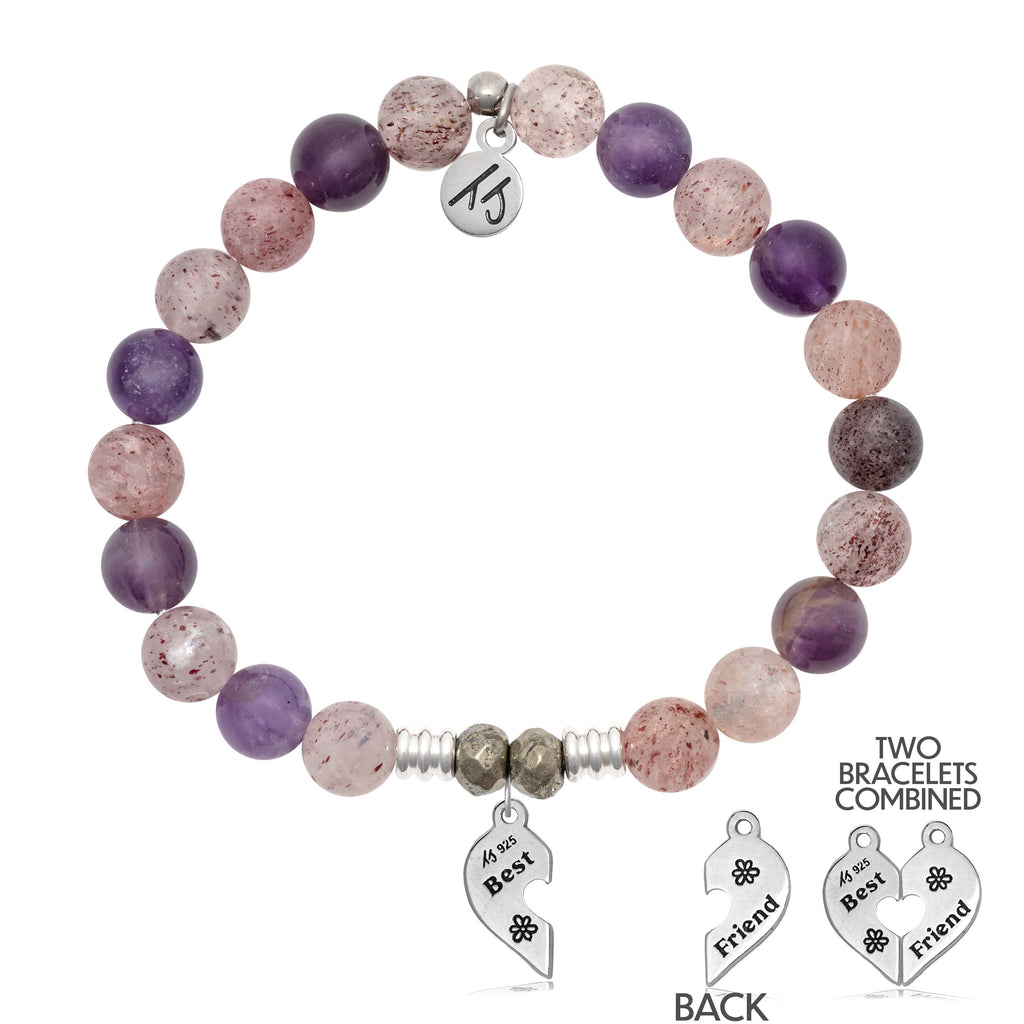 Super Seven Stone Bracelet with Forever Friends Sterling Silver Charm