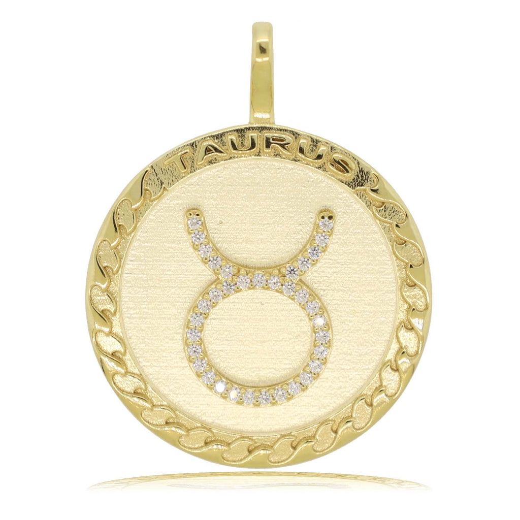 Taurus Gold Vermeil Zodiac Necklace